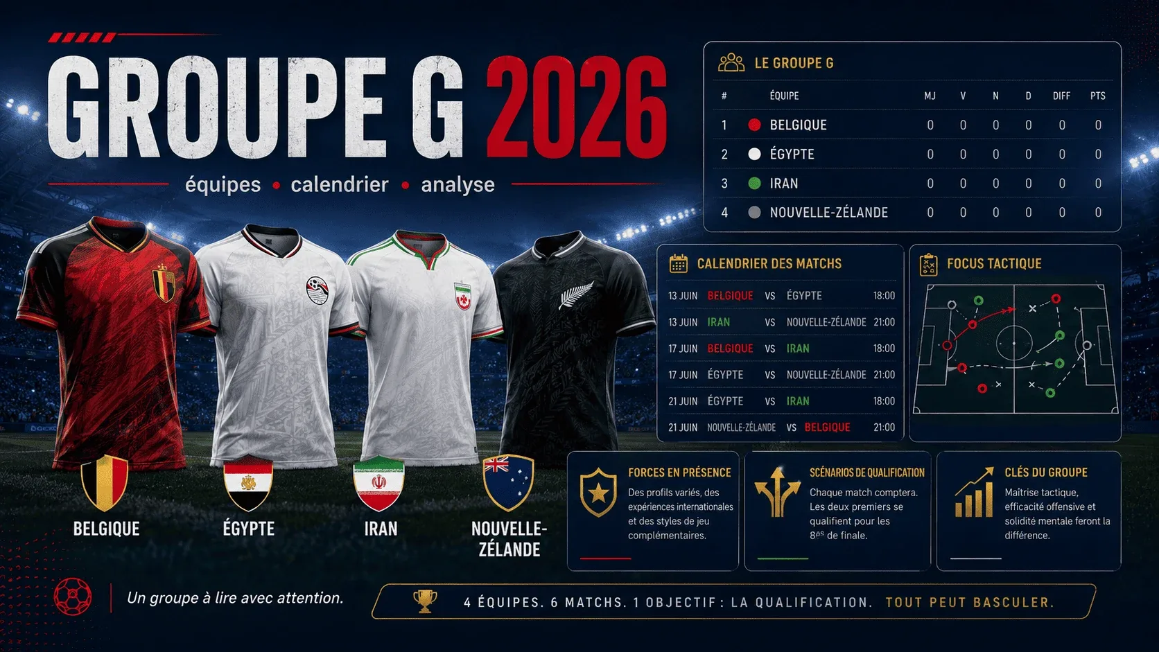 Groupe G de la Coupe du monde 2026