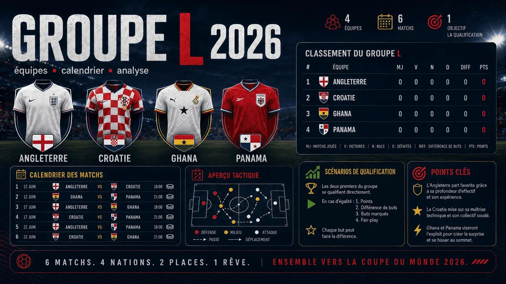 Groupe L de la Coupe du monde 2026