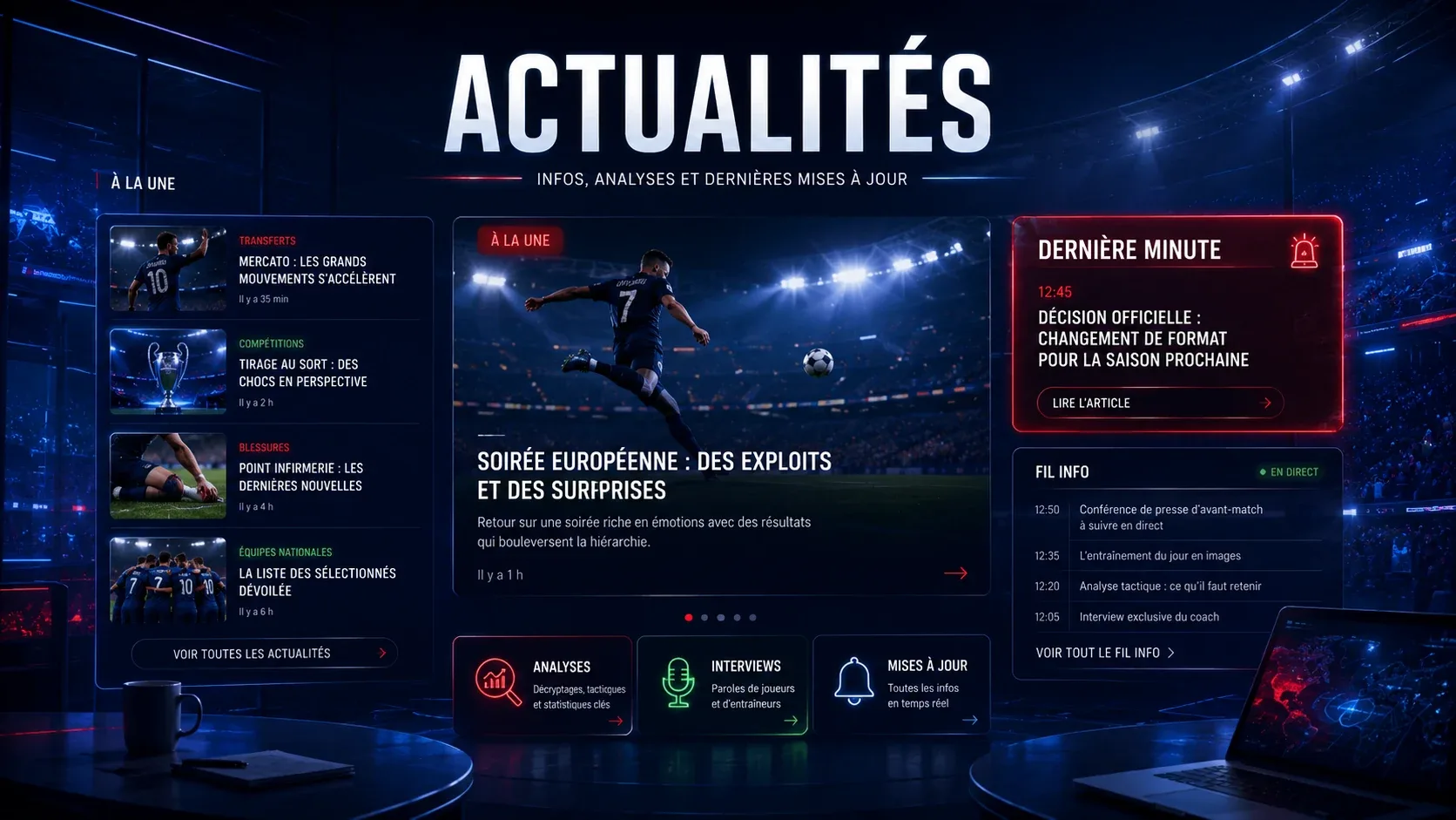 Actualités du Mondial 2026 : infos, analyses et dernières mises à jour